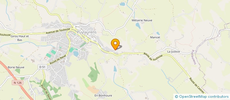 localisation de l'entreprise MONSIEUR ANDRE CARRIEROU  SAINT-SERNIN-LES-LAVAUR