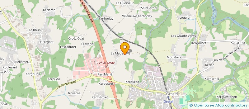 localisation de l'entreprise MONSIEUR ANDRE CARRIO à GUIDEL
