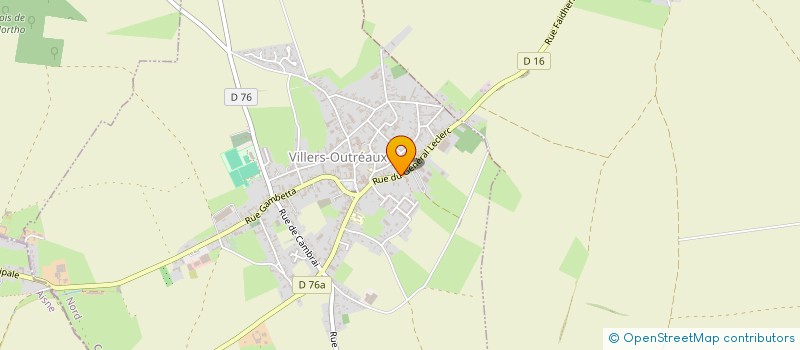 localisation de l'entreprise MONSIEUR ANDRE CASEZ  VILLERS-OUTREAUX