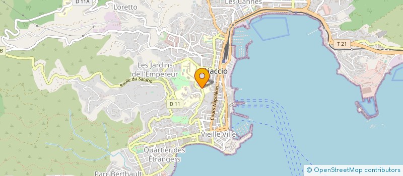 localisation de l'entreprise MONSIEUR ANDRE CASOLASCO à AJACCIO
