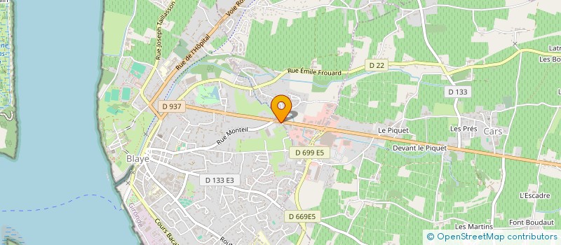 localisation de l'entreprise MONSIEUR ANDRE CASTEL à BLAYE