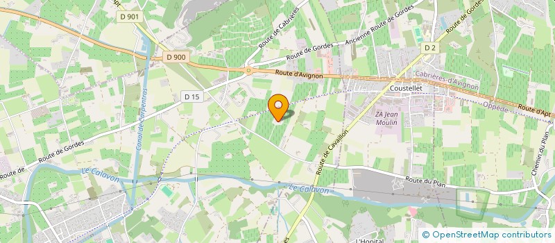 localisation de l'entreprise MONSIEUR ANDRE CASTELLAN  ROBION