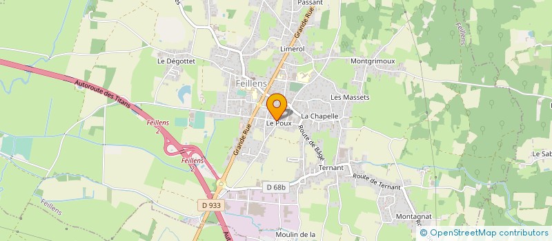 localisation de l'entreprise MONSIEUR ANDRE CATHERIN à FEILLENS