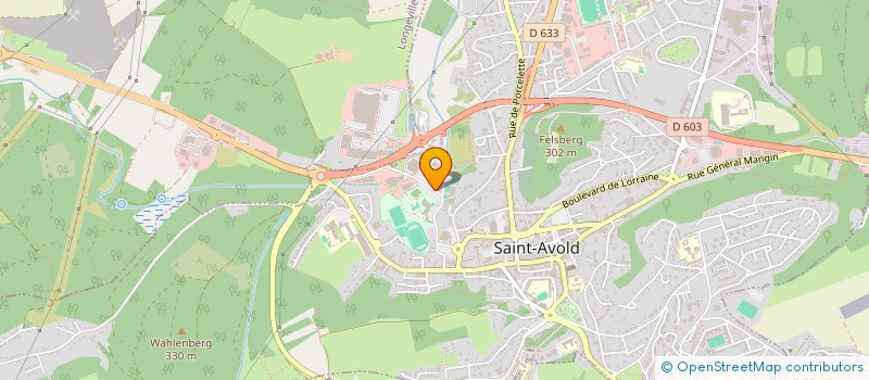 localisation de l'entreprise MONSIEUR ANDRE CATTE  SAINT-AVOLD