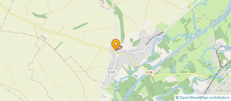 localisation de l'entreprise MONSIEUR ANDRE CAULLIER  SISSY