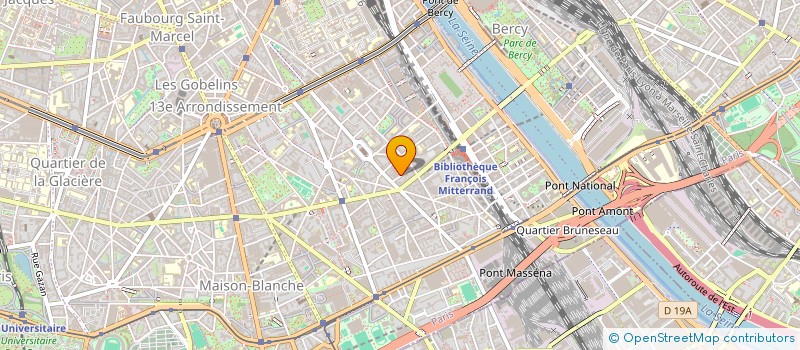 localisation de l'entreprise MONSIEUR ANDRE CAVALIN à PARIS