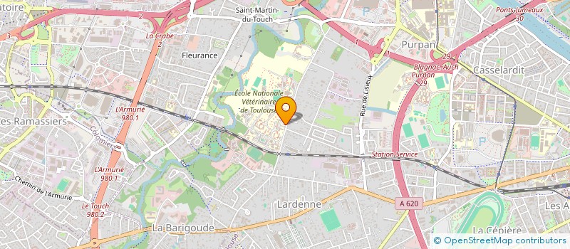 localisation de l'entreprise MONSIEUR ANDRE CAZIEUX à TOULOUSE