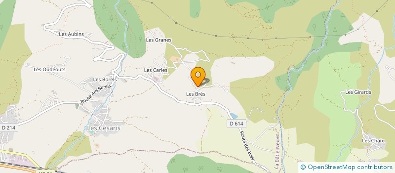 localisation de l'entreprise MONSIEUR ANDRE CEAS à LA BATIE NEUVE