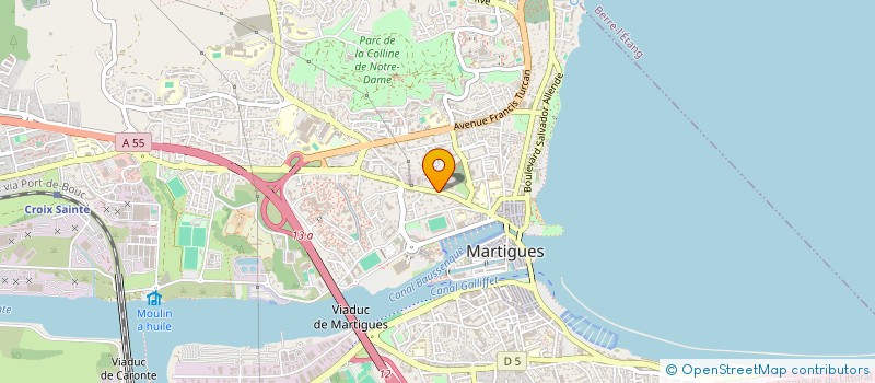 localisation de l'entreprise MONSIEUR ANDRE CERVANTES à MARTIGUES