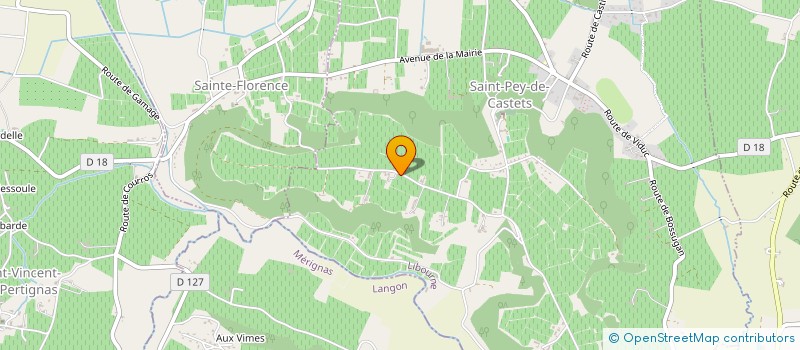 localisation de l'entreprise MONSIEUR ANDRE CHABERT  SAINT-PEY-DE-CASTETS