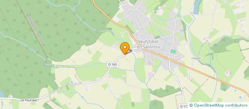 localisation de l'entreprise MONSIEUR ANDRE CHABLE  NEUFCHATEL-EN-SAOSNOIS