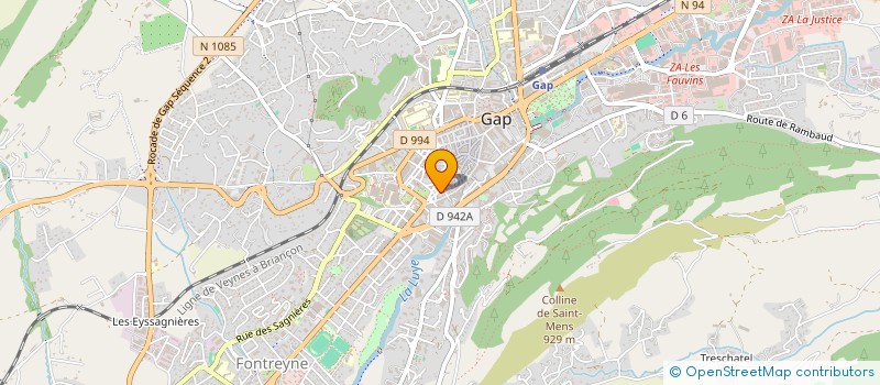 localisation de l'entreprise MONSIEUR ANDRE CHABOT  GAP