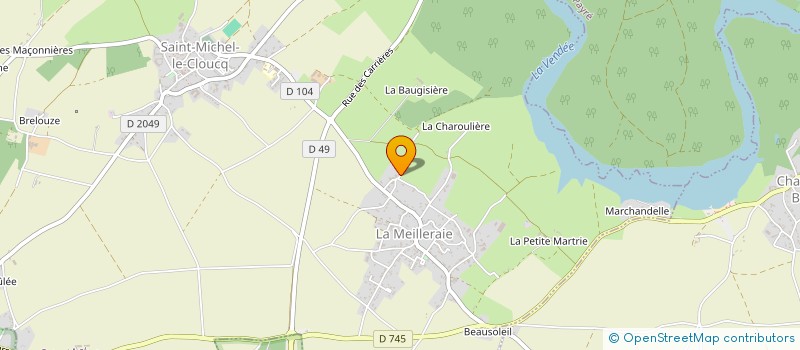 localisation de l'entreprise MONSIEUR ANDRE CHAIGNEAU à FONTENAY-LE-COMTE