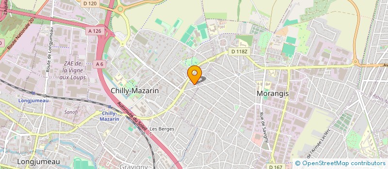 localisation de l'entreprise MONSIEUR ANDRE CHAILLOU à CHILLY-MAZARIN