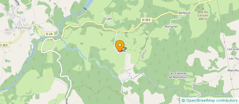 localisation de l'entreprise MONSIEUR ANDRE CHALARD  LE LONZAC