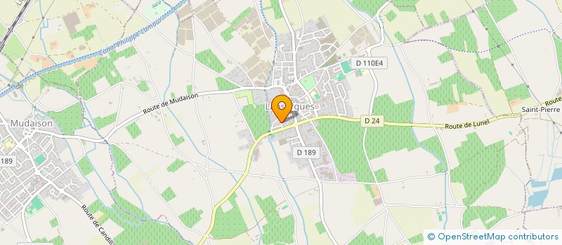 localisation de l'entreprise MONSIEUR ANDRE CHALOT  LANSARGUES