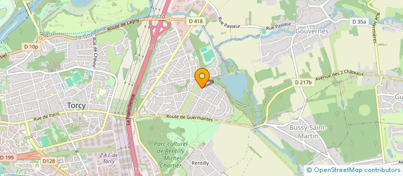 localisation de l'entreprise MONSIEUR ANDRE CHAMMAS  SAINT-THIBAULT-DES-VIGNES