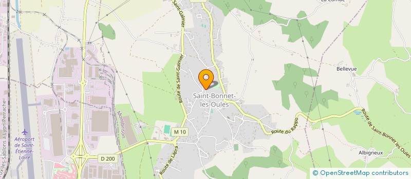 localisation de l'entreprise MONSIEUR ANDRE CHAMPAVERE à SAINT-BONNET-LES-OULES
