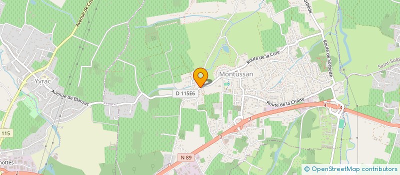 localisation de l'entreprise MONSIEUR ANDRE CHAMPENOIS  MONTUSSAN