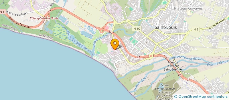 localisation de l'entreprise MONSIEUR ANDRE CHAN-OU-TEUNG  SAINT-LOUIS
