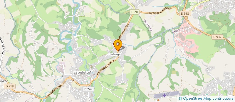 localisation de l'entreprise MONSIEUR ANDRE CHANCHINO  ESPELETTE