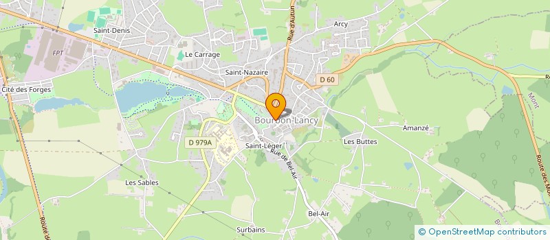 localisation de l'entreprise MONSIEUR ANDRE CHANDIOUX à BOURBON-LANCY