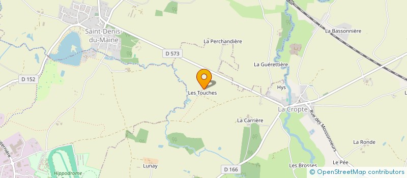 localisation de l'entreprise MONSIEUR ANDRE CHANGEON  LA CROPTE