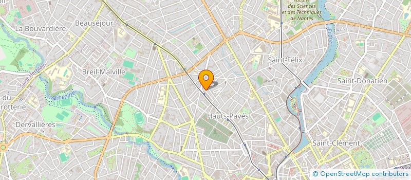 localisation de l'entreprise MONSIEUR ANDRE CHANTREAU à NANTES