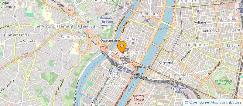 localisation de l'entreprise MONSIEUR ANDRE CHAPERON à LYON