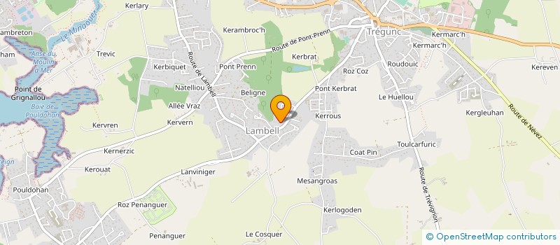 localisation de l'entreprise MONSIEUR ANDRE CHARLOT à TREGUNC