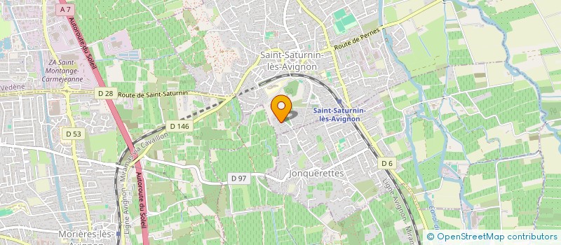 localisation de l'entreprise MONSIEUR ANDRE CHARMETANT  SAINT-SATURNIN-LES-AVIGNON