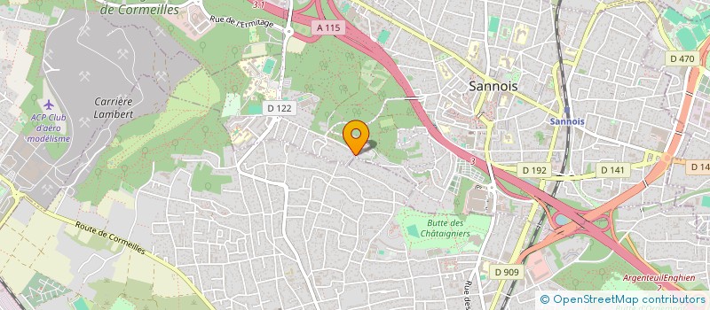 localisation de l'entreprise MONSIEUR ANDRE CHARMEY  SANNOIS