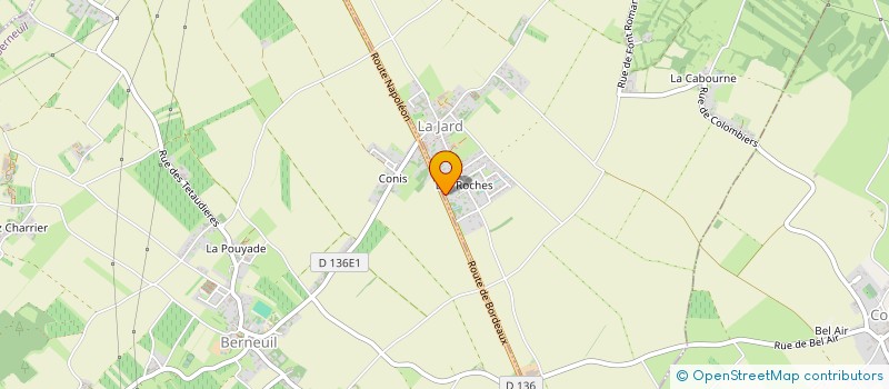 localisation de l'entreprise MONSIEUR ANDRE CHARNEAUX  LA JARD