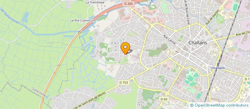 localisation de l'entreprise MONSIEUR ANDRE CHARRIER à CHALLANS