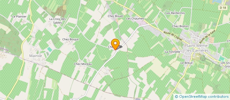localisation de l'entreprise MONSIEUR ANDRE CHATELAIN à MAINXE-GONDEVILLE