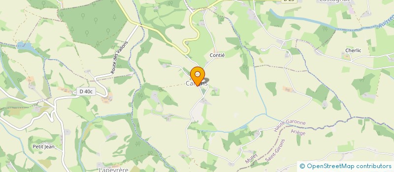 localisation de l'entreprise MONSIEUR ANDRE CHAUBET  CANENS