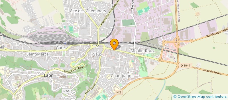 localisation de l'entreprise MONSIEUR ANDRE CHAUDOYE à LAON