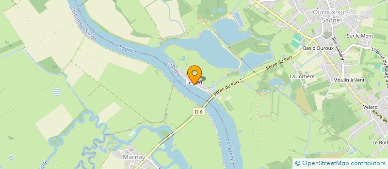 localisation de l'entreprise MONSIEUR ANDRE CHAUSSARD  OUROUX-SUR-SAONE