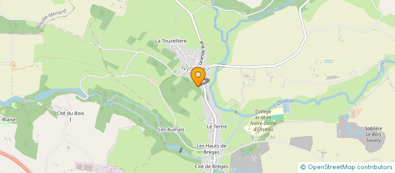 localisation de l'entreprise MONSIEUR ANDRE CHAUVEAU à SEGRE-EN-ANJOU BLEU