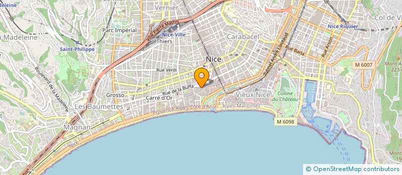 localisation de l'entreprise MONSIEUR ANDRE CHAUVET à NICE