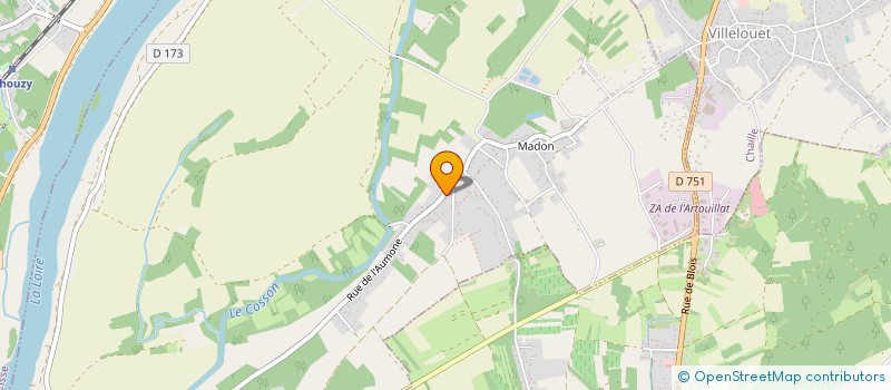 localisation de l'entreprise MONSIEUR ANDRE CHAVIGNY  CANDE-SUR-BEUVRON