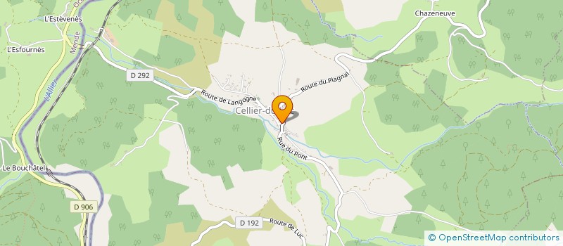 localisation de l'entreprise MONSIEUR ANDRE CHAZALON à ST-LAURENT-BAINS-LAVAL-AURELLE