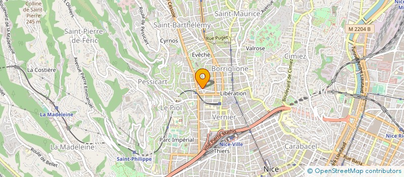localisation de l'entreprise MONSIEUR ANDRE CHEMAMA à NICE