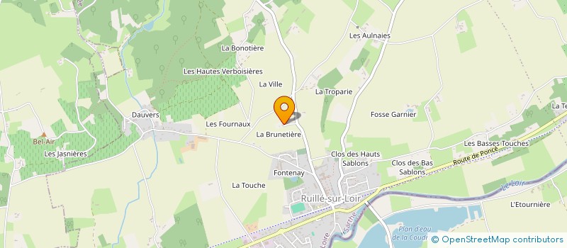 localisation de l'entreprise MONSIEUR ANDRE CHENEAU à LOIR EN VALLEE