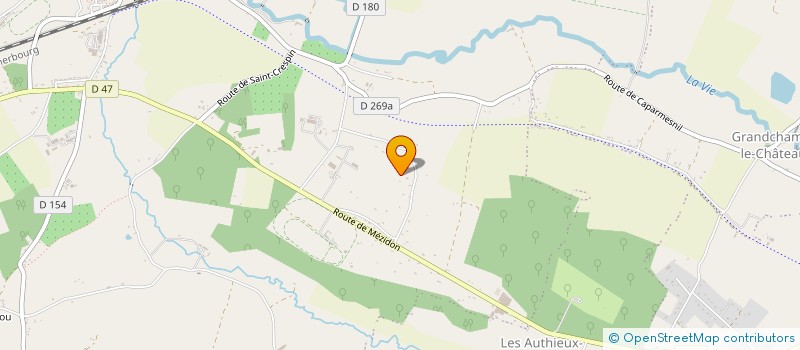 localisation de l'entreprise MONSIEUR ANDRE CHENU à MEZIDON VALLEE D'AUGE