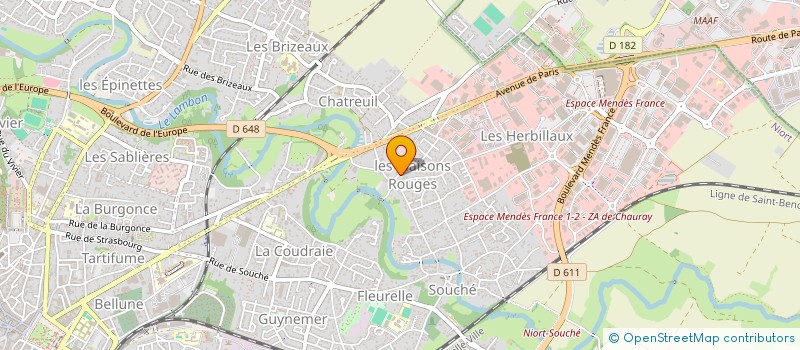 localisation de l'entreprise MONSIEUR ANDRE CHEREAU à NIORT
