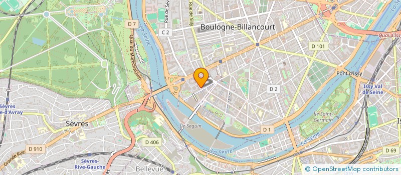 localisation de l'entreprise MONSIEUR ANDRE CHETRIT à BOULOGNE-BILLANCOURT