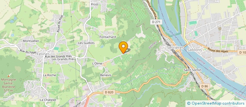 localisation de l'entreprise MONSIEUR ANDRE CHEVAL  FELINES