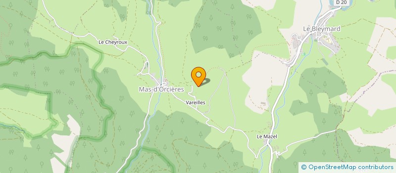 localisation de l'entreprise MONSIEUR ANDRE CHEVALIER  ALLENC