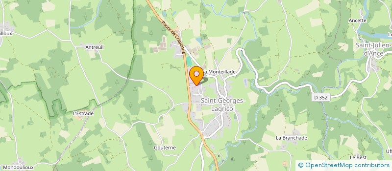 localisation de l'entreprise MONSIEUR ANDRE CHEVALIER  SAINT-GEORGES-LAGRICOL